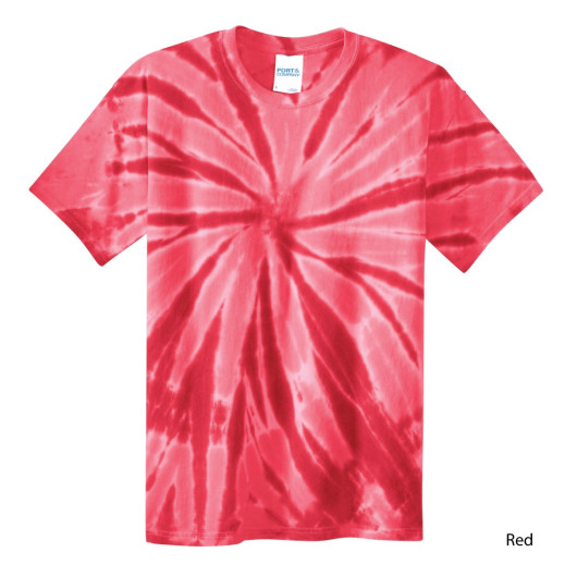 Promotional Mens Tie-Dye Shirts Red